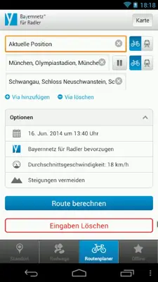 Cycle information for Bavaria android App screenshot 4